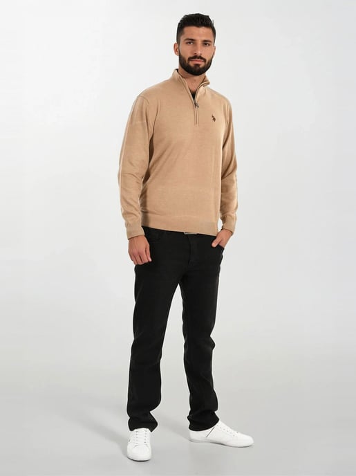 U.S. POLO ASSN. Herren Half-Zip Strickpullover USKnooxx aus Baumwollmix - Image 5