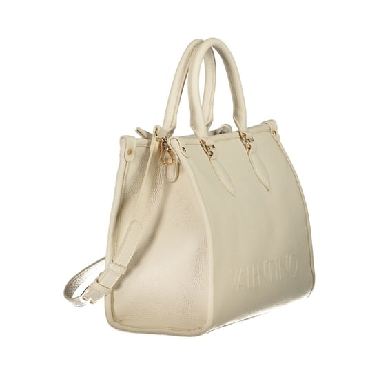 Mario Valentino Beigefarbene Polyethylen-Handtasche - Image 3