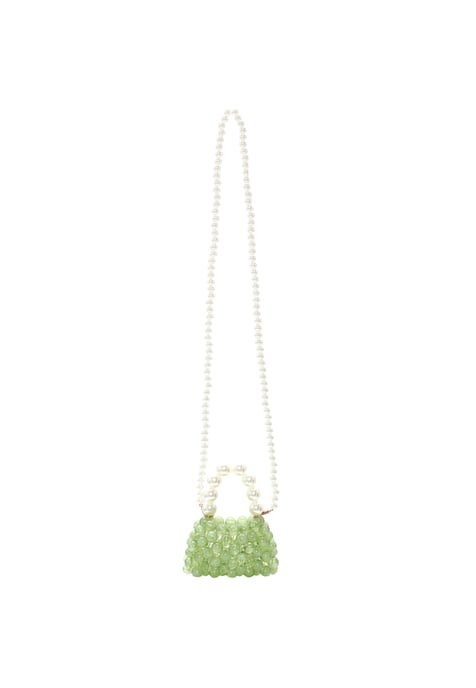 Mymo Handtasche Damen Grün Weiss - Image 3