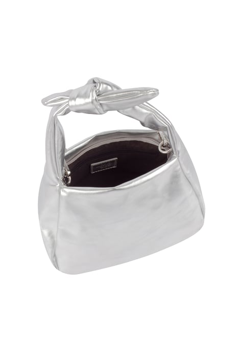 Mymo Metallic-Tasche Damen Silber - Image 4
