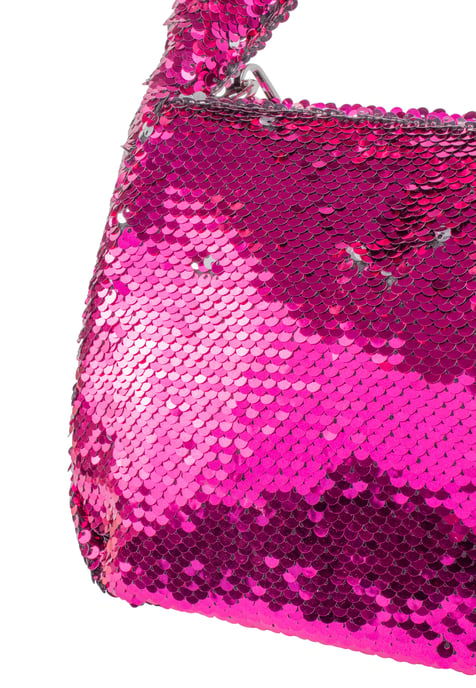 Mymo Metallic-Tasche Damen Rosa - Image 5