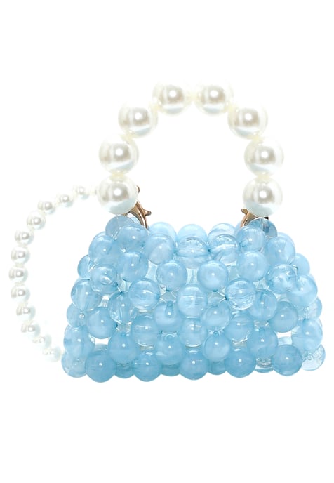 Mymo Handtasche Damen blau weiss - Image 1