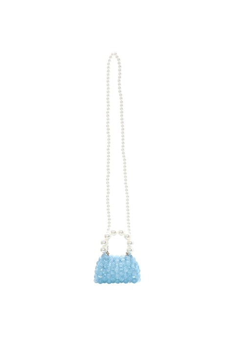 Mymo Handtasche Damen blau weiss - Image 3