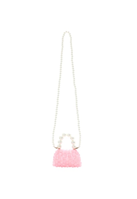 Mymo Handtasche Damen rosa weiss - Image 3