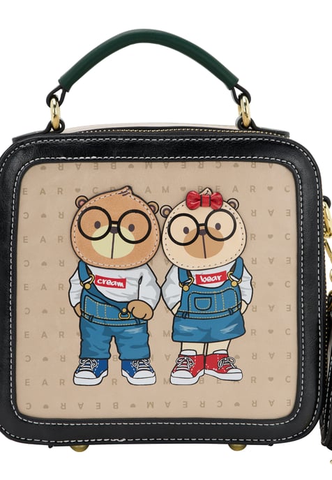 Mymo Handtasche Handtasche Mädchen beige,schwarz - Image 3