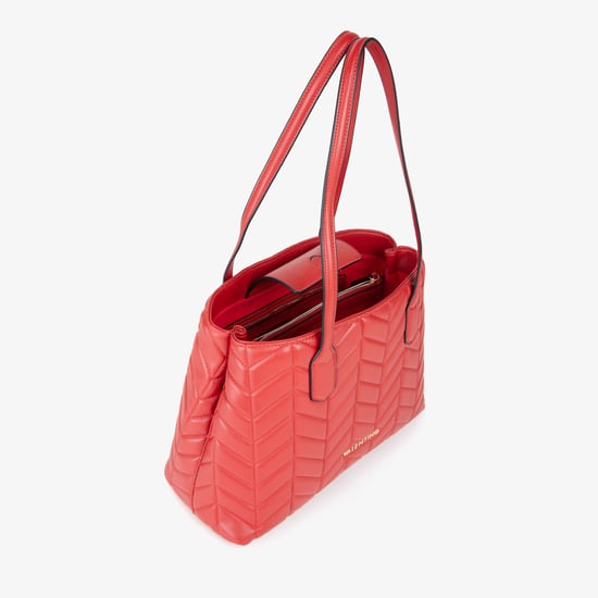 Mario Valentino Rote Polyethylen Damen Handtasche - Image 4