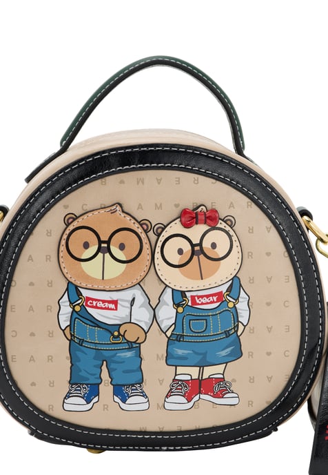 Mymo Handtasche Handtasche Mädchen beige,schwarz - Image 3