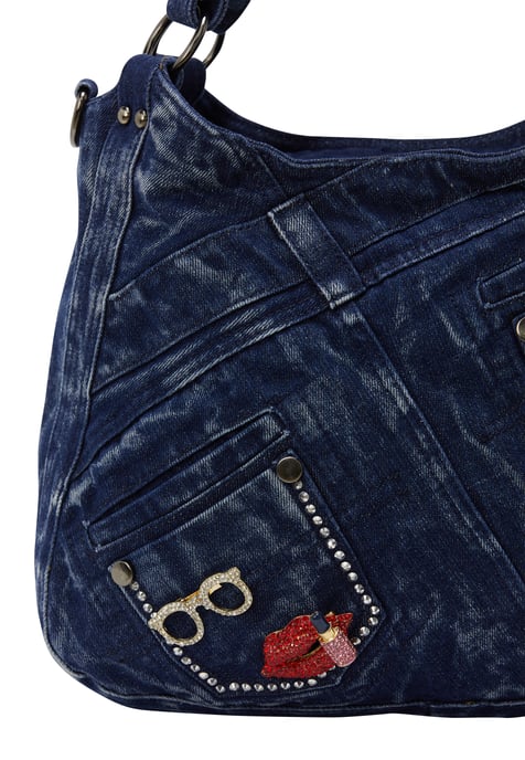 Mymo Umhängetasche Umhängetasche Frauen Denim - Image 4