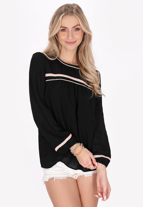 IZIA bluse hemd Frauen Schwarz - Image 3