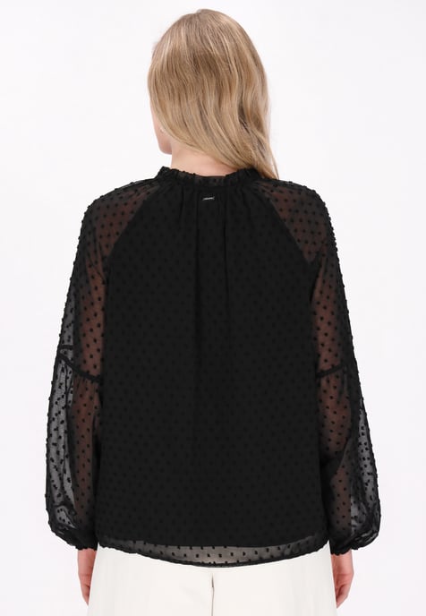 Dreimaster Bluse Frauen Schwarz - Image 4