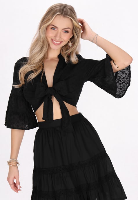 IZIA Bluse Frauen Schwarz - Image 3