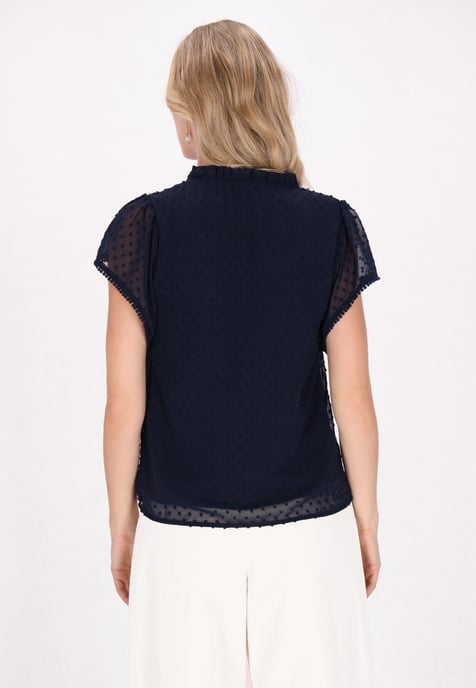 Dreimaster Bluse Frauen Marine - Image 4