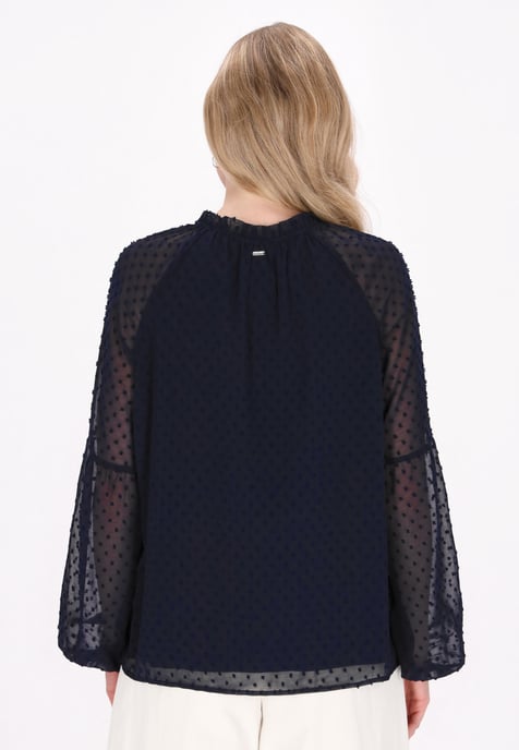 Dreimaster Bluse Frauen Marine - Image 4