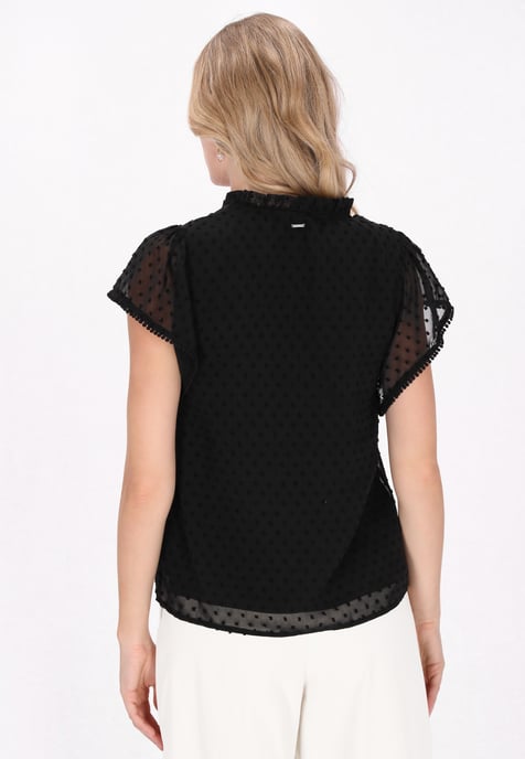 Dreimaster Bluse Frauen Schwarz - Image 4