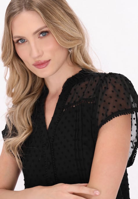 Dreimaster Bluse Frauen Schwarz - Image 5