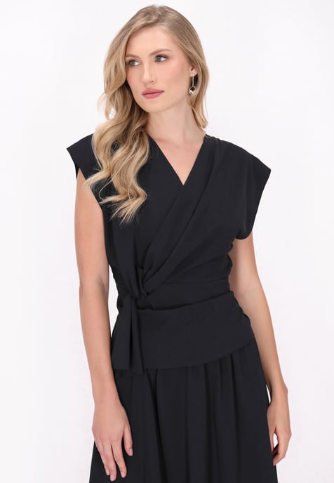 Dreimaster Bluse Frauen Marine - Image 3