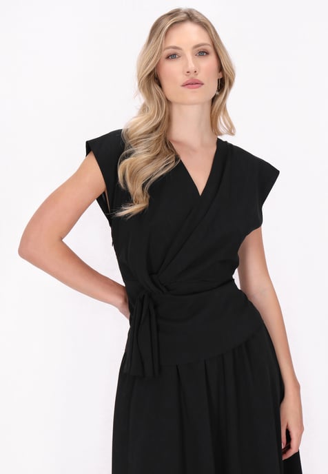 Dreimaster Bluse Frauen Schwarz - Image 3