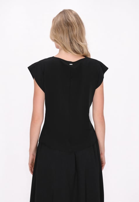 Dreimaster Bluse Frauen Schwarz - Image 4