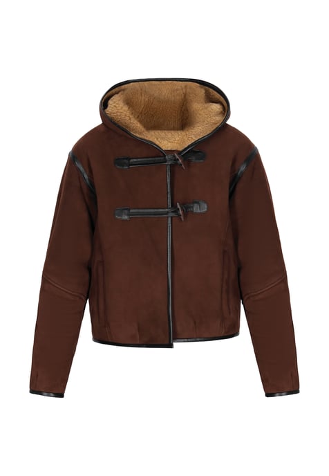 Dreimaster Jacke Frauen Schokolade schwarz - Image 1