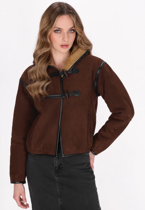 Dreimaster Jacke Frauen Schokolade schwarz - Image 3