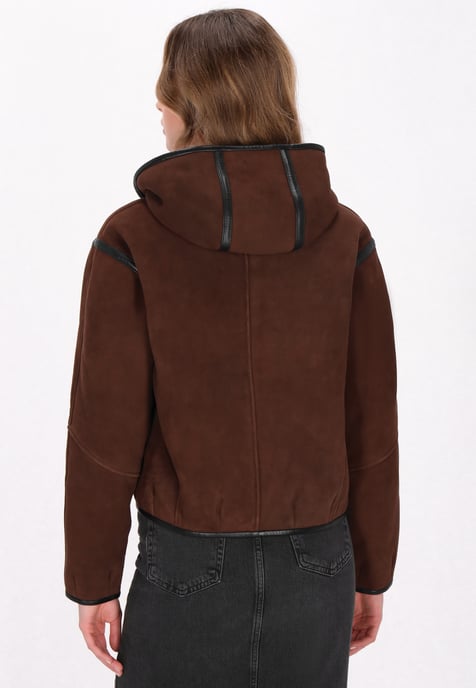 Dreimaster Jacke Frauen Schokolade schwarz - Image 4