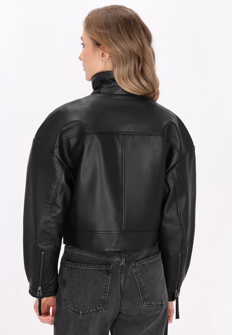 Dreimaster Jacke Frauen Schwarz - Image 4