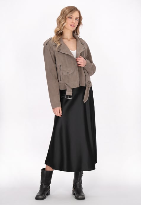Dreimaster Jacke Frauen taupe grau - Image 2