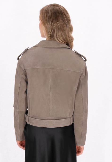 Dreimaster Jacke Frauen taupe grau - Image 4