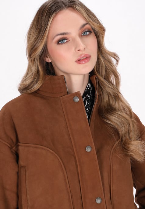 Dreimaster Jacke Frauen Cognac - Image 5