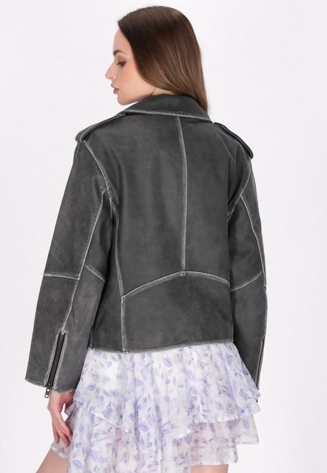 Dreimaster Jacke Frauen grau - Image 4