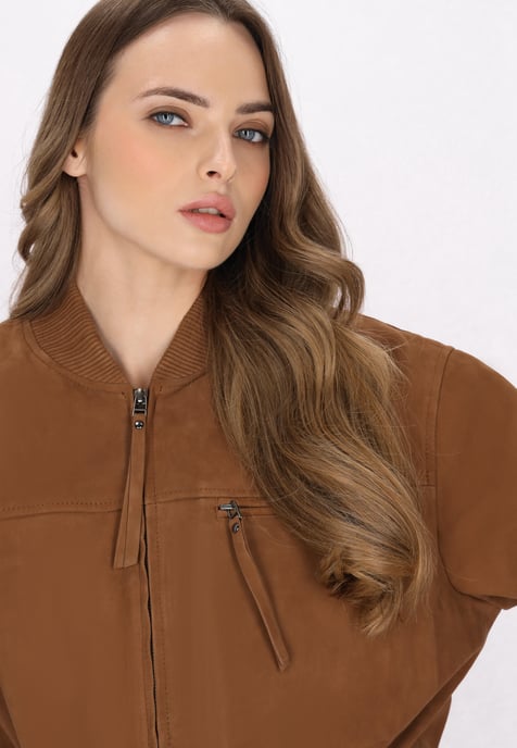 Dreimaster Jacke Frauen Cognac - Image 5
