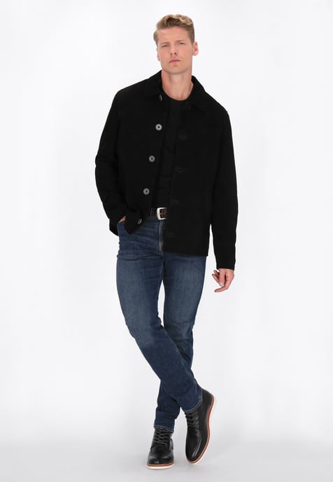 Dreimaster Jacke Männer Schwarz - Image 2