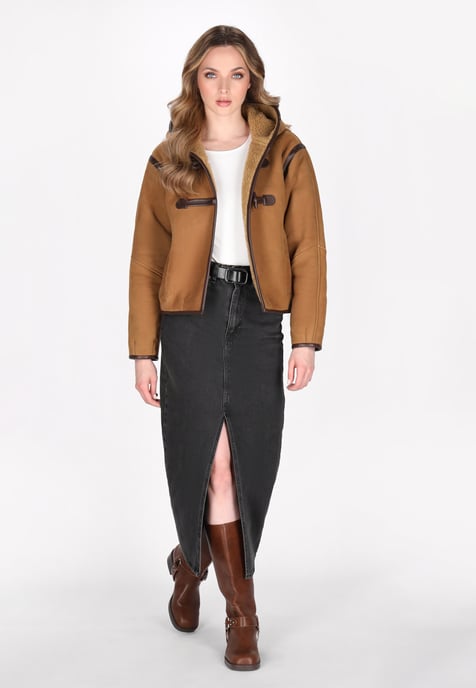 Dreimaster Jacke Frauen Cognacbraun - Image 2
