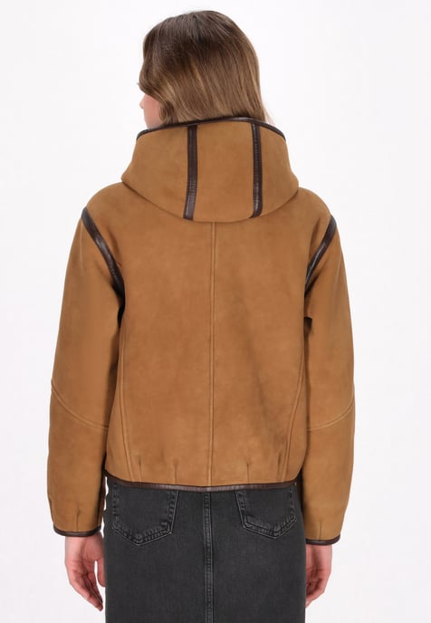Dreimaster Jacke Frauen Cognacbraun - Image 4