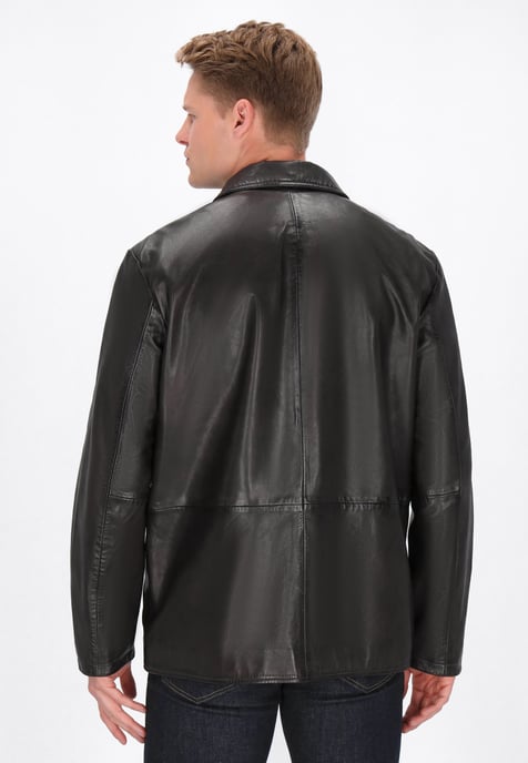 Dreimaster Lederjacke Männer dunkelbraun - Image 4