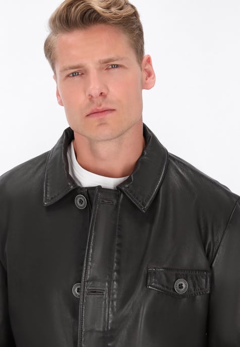 Dreimaster Lederjacke Männer dunkelbraun - Image 5