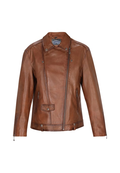 Dreimaster Jacke Frauen Cognac - Image 1
