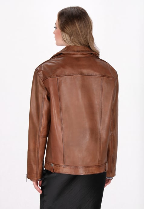 Dreimaster Jacke Frauen Cognac - Image 4