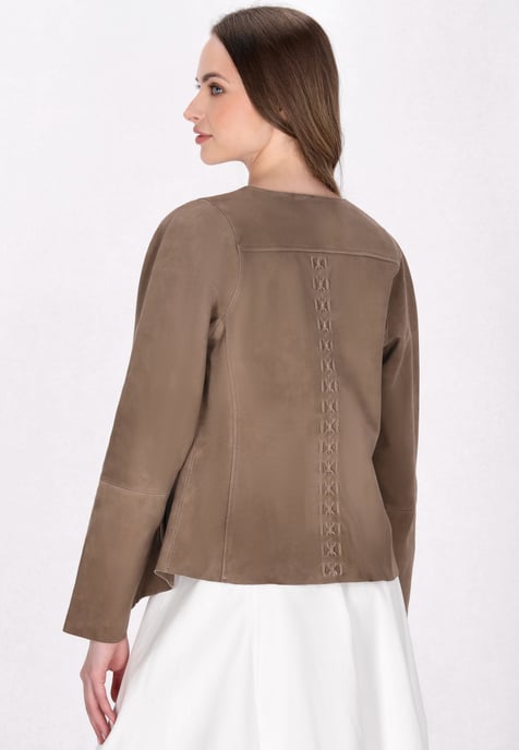 Dreimaster Jacke Frauen dunkler Stein - Image 4