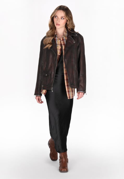 Dreimaster Jacke Frauen dunkelbraun - Image 2