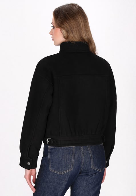 Dreimaster Jacke Frauen Schwarz - Image 4