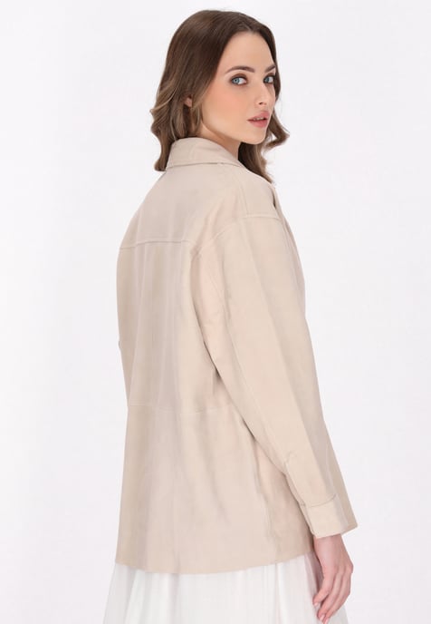 Dreimaster Jacke Frauen cremefarben - Image 4