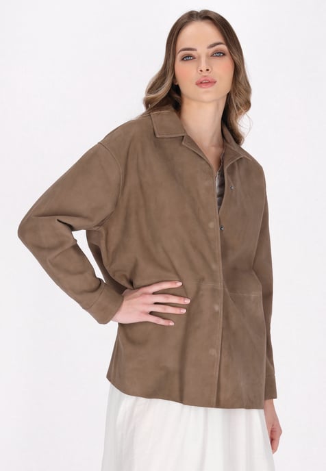 Dreimaster Jacke Frauen dunkler Stein - Image 3