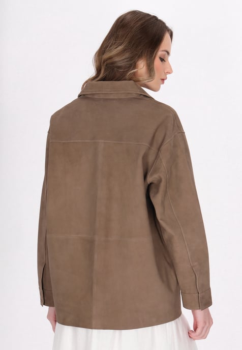 Dreimaster Jacke Frauen dunkler Stein - Image 4