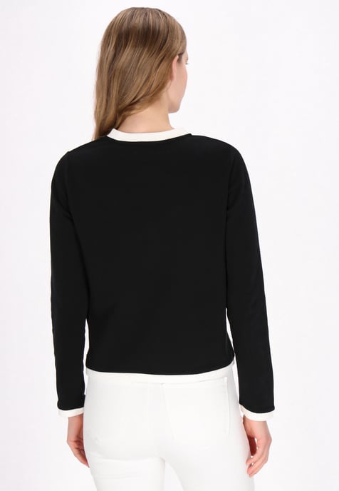 Dreimaster Strickjacke Frauen Schwarz - Image 4
