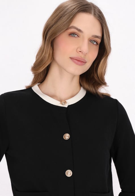 Dreimaster Strickjacke Frauen Schwarz - Image 5
