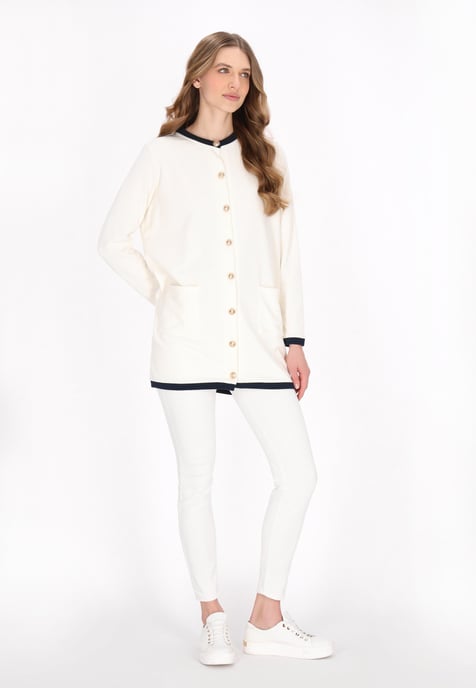 Dreimaster Strickjacke Frauen cremefarben - Image 2
