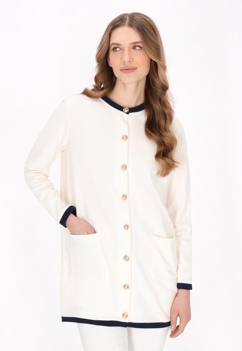 Dreimaster Strickjacke Frauen cremefarben - Image 3
