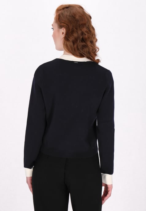 Dreimaster Strickjacke Frauen Marine - Image 4