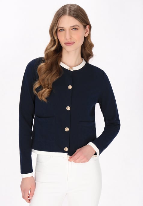Dreimaster Strickjacke Frauen Marine - Image 3